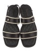 Chanel 2022 Interlocking CC Logo Slingback Sandals