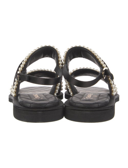 Chanel 2022 Interlocking CC Logo Slingback Sandals