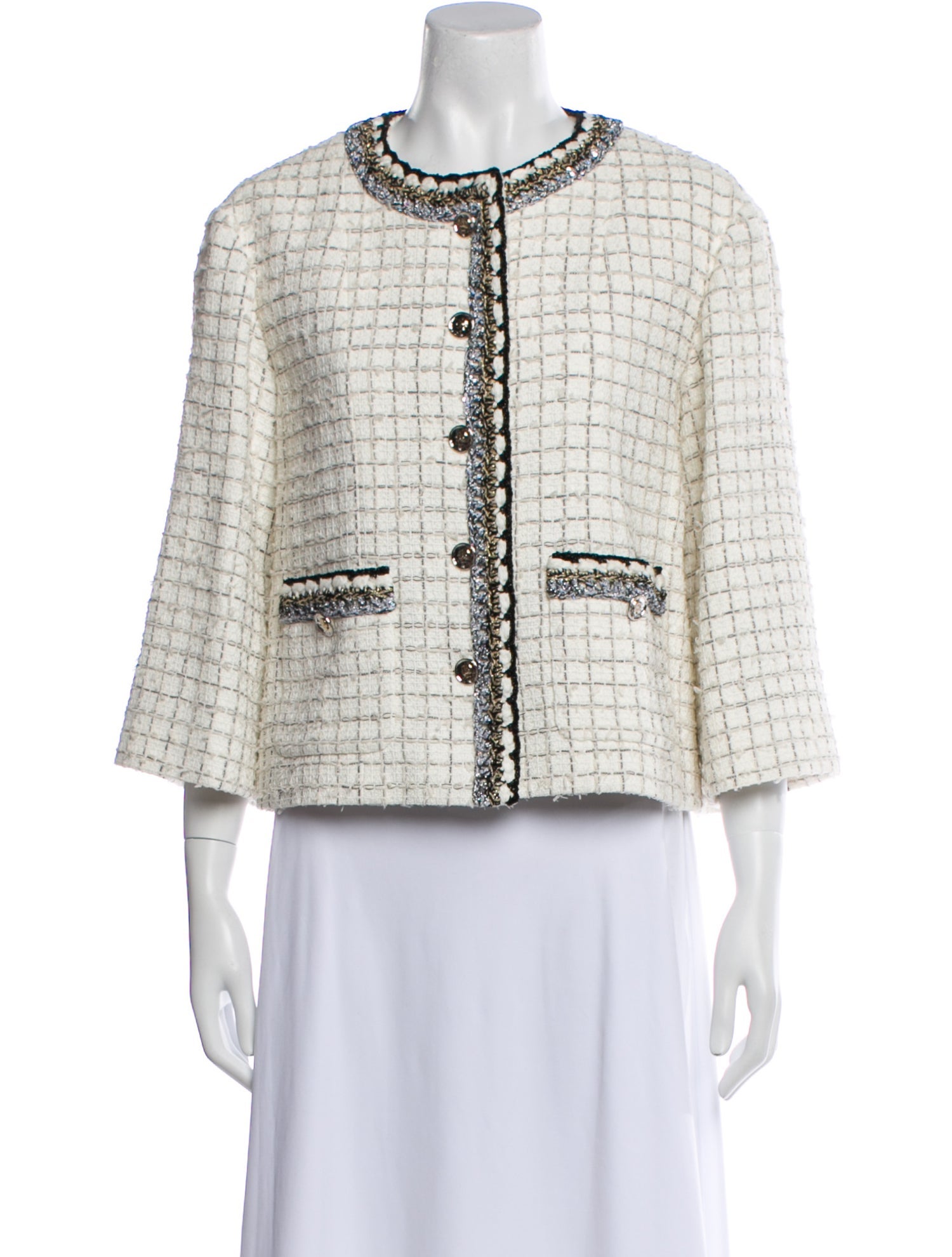 Chanel 2025 Tweed Pattern Evening Jacket w/ Tags