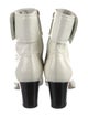 Chanel Interlocking CC Logo Patent Leather Boots