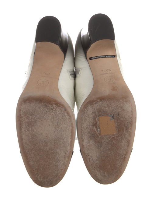 Chanel Interlocking CC Logo Patent Leather Boots