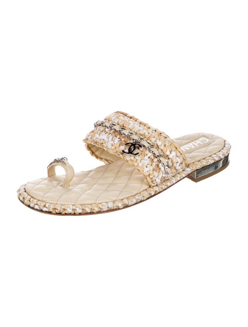 Chanel 2020 Interlocking CC Logo Slides