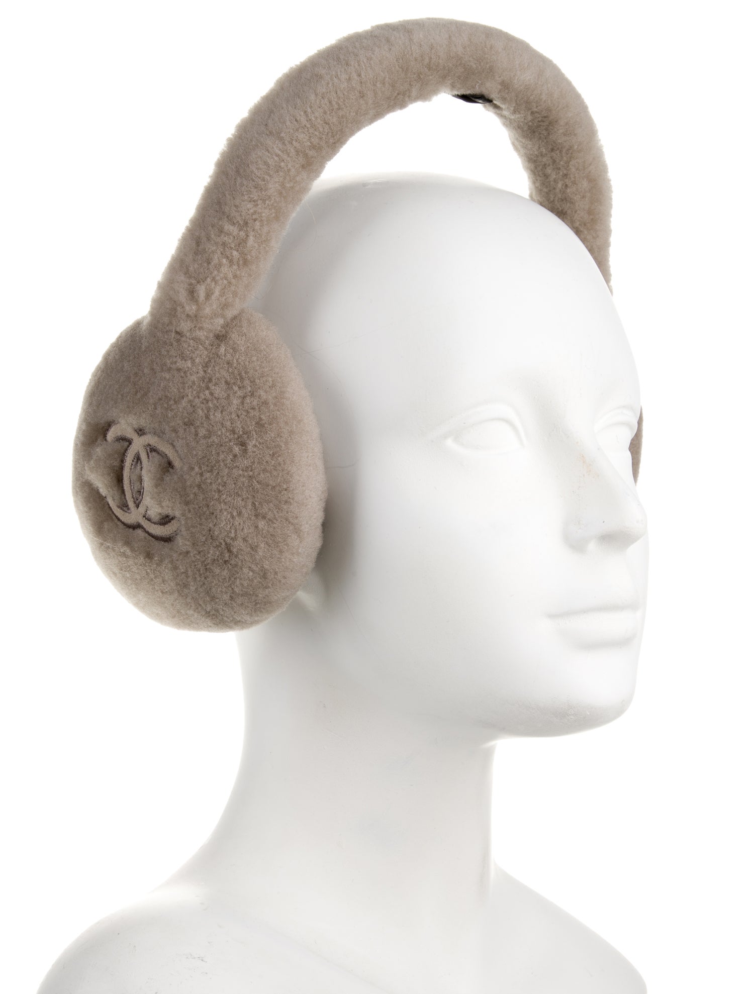 Chanel Fur CC Earmuffs