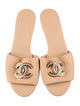 Chanel 2019 Interlocking CC Logo Slides