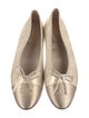 Chanel Interlocking CC Logo Satin Ballet Flats