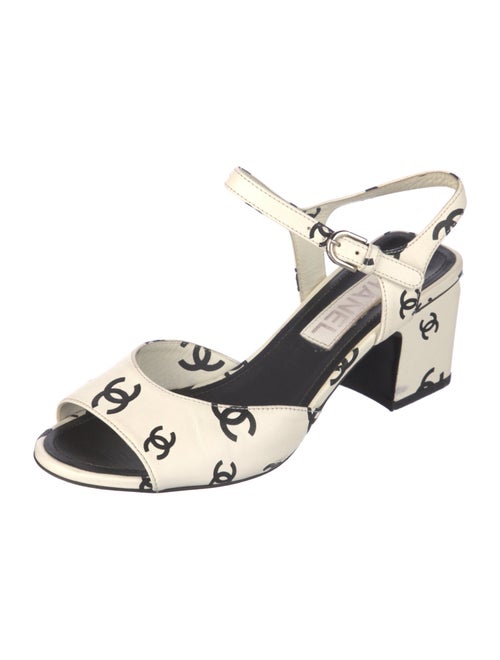 Chanel 2022 Interlocking CC Logo Sandals