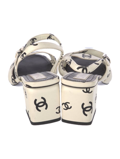 Chanel 2022 Interlocking CC Logo Sandals