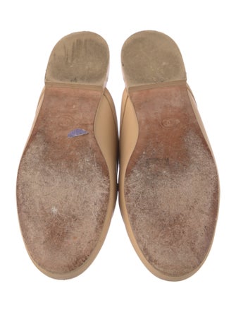 Chanel Interlocking CC Logo Leather Mules