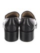 Chanel Interlocking CC Logo Leather Loafers
