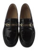 Chanel Interlocking CC Logo Patent Leather Loafers
