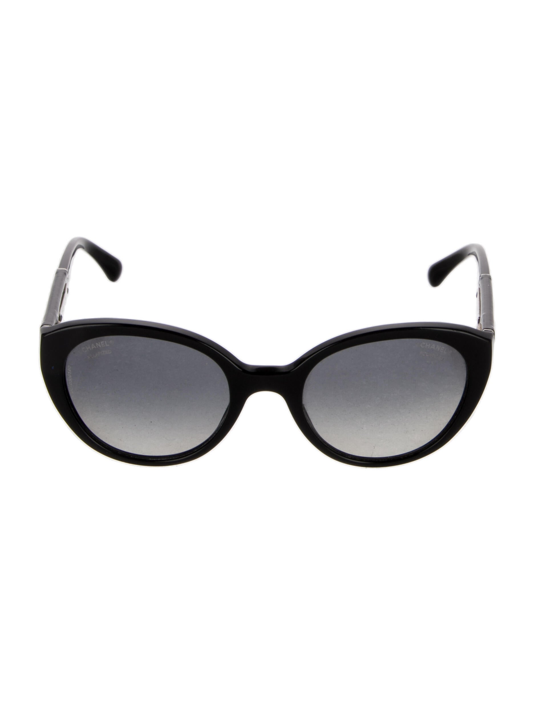 Chanel Interlocking CC Logo Round Sunglasses