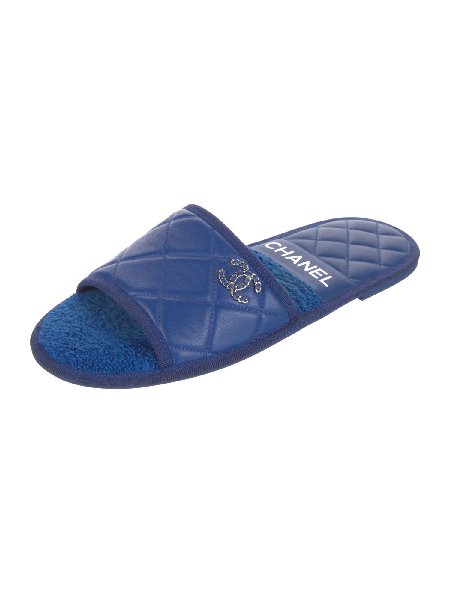 Chanel 2021 Interlocking CC Logo Slides