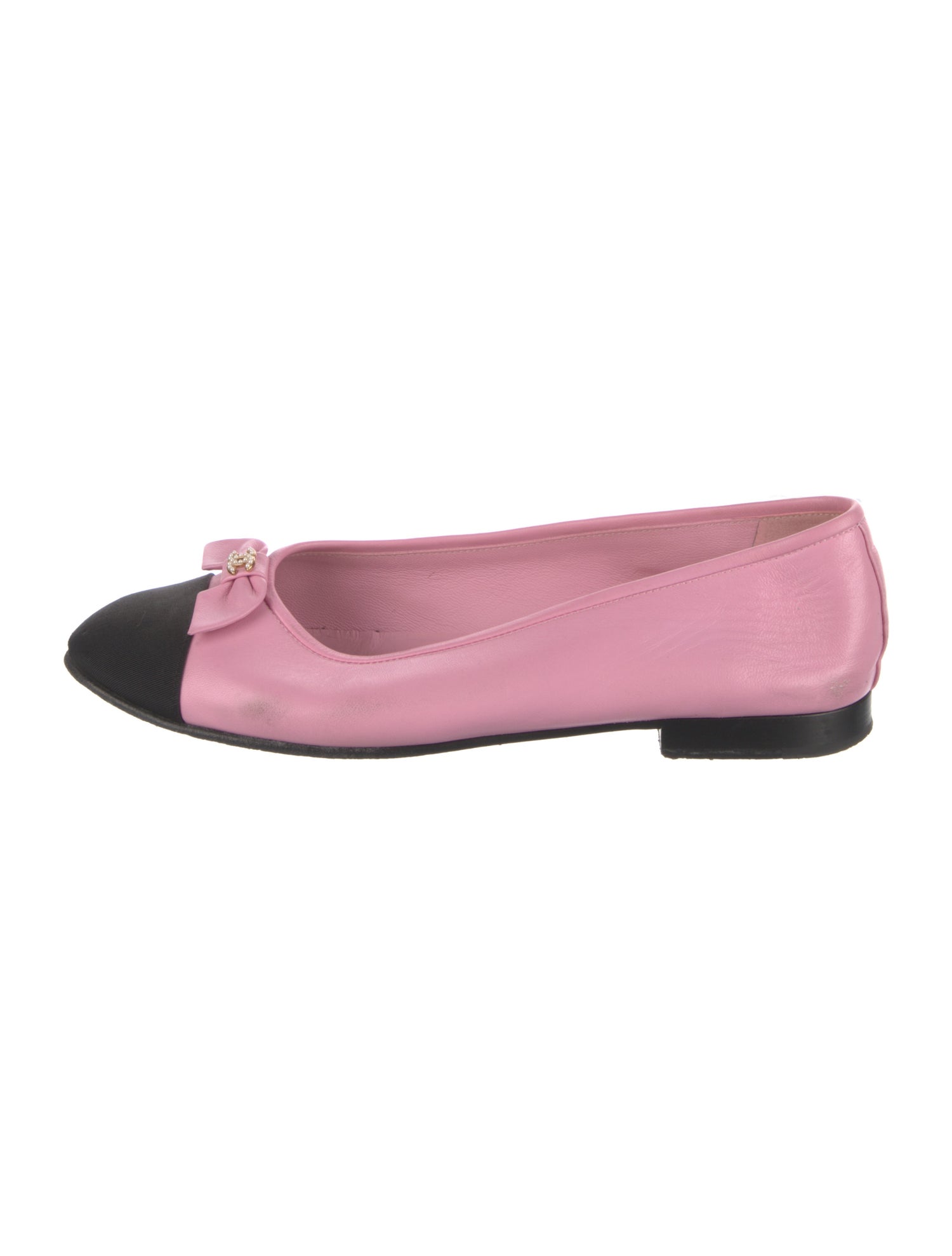 Chanel 2023 Interlocking CC Logo Ballet Flats