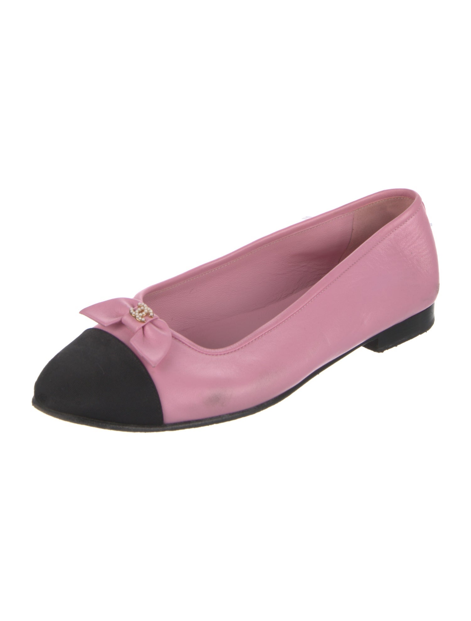 Chanel 2023 Interlocking CC Logo Ballet Flats