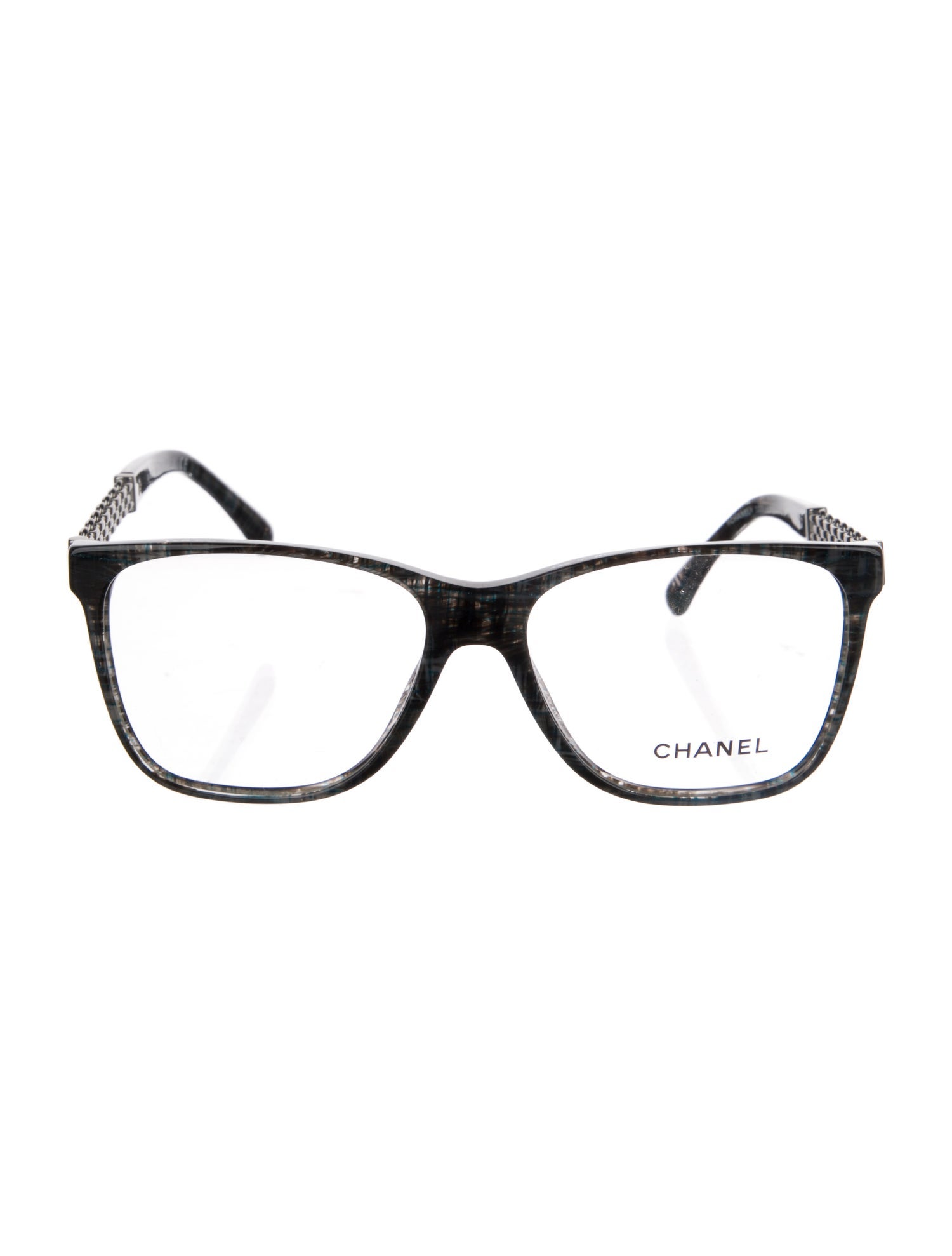 Chanel Interlocking CC Logo Square Eyeglasses