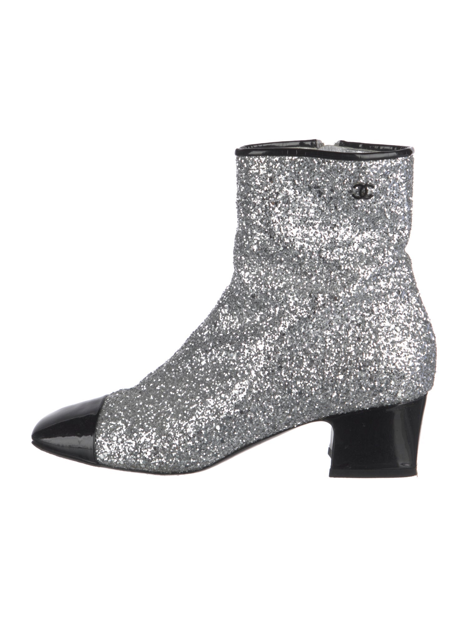 Chanel 2017 Interlocking CC Logo Boots