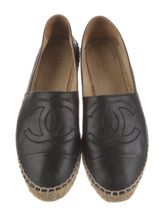 Chanel 2015 Interlocking CC Logo Espadrilles