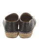 Chanel 2015 Interlocking CC Logo Espadrilles