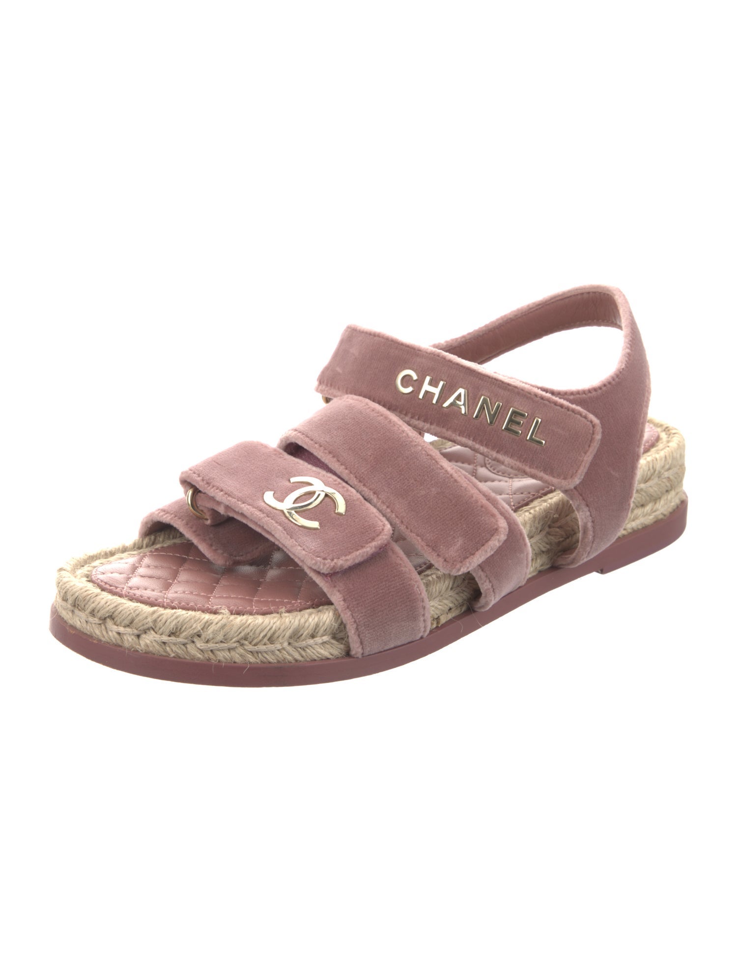 Chanel 2022 Interlocking CC Logo Espadrilles
