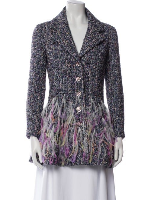 Chanel 2023 Tweed Pattern Peacoat