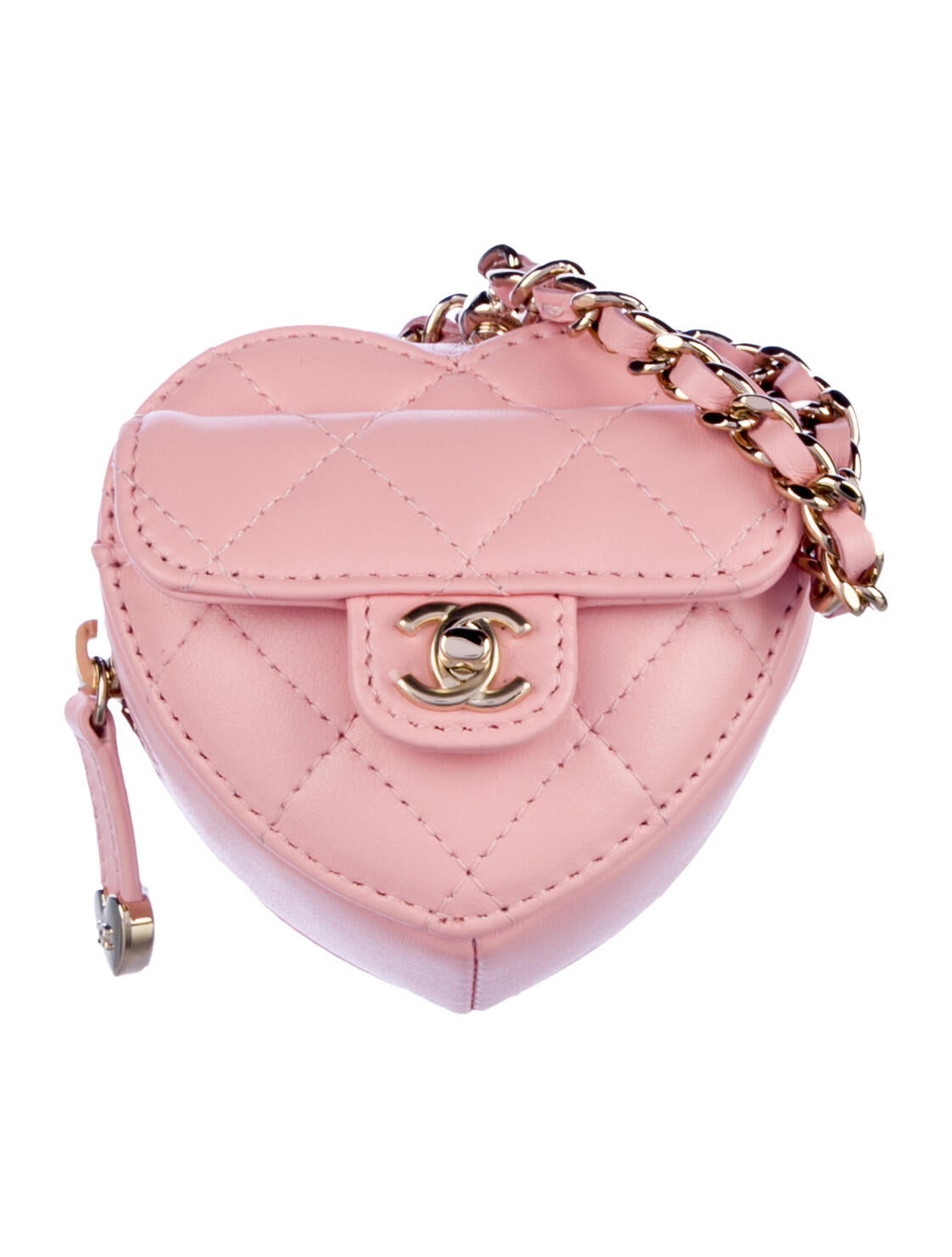 Chanel Mini CC In Love Heart Bag Charm