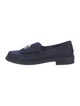 Chanel Interlocking CC Logo Denim Loafers