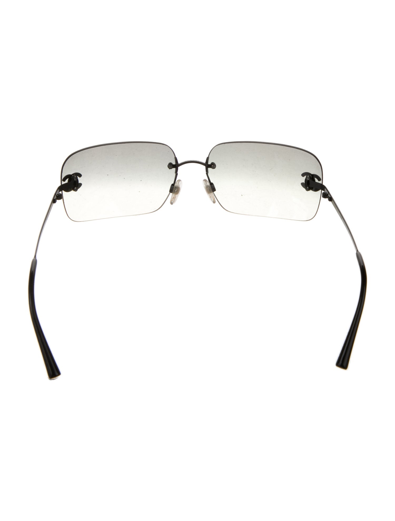 Chanel Interlocking CC Logo Shield Sunglasses