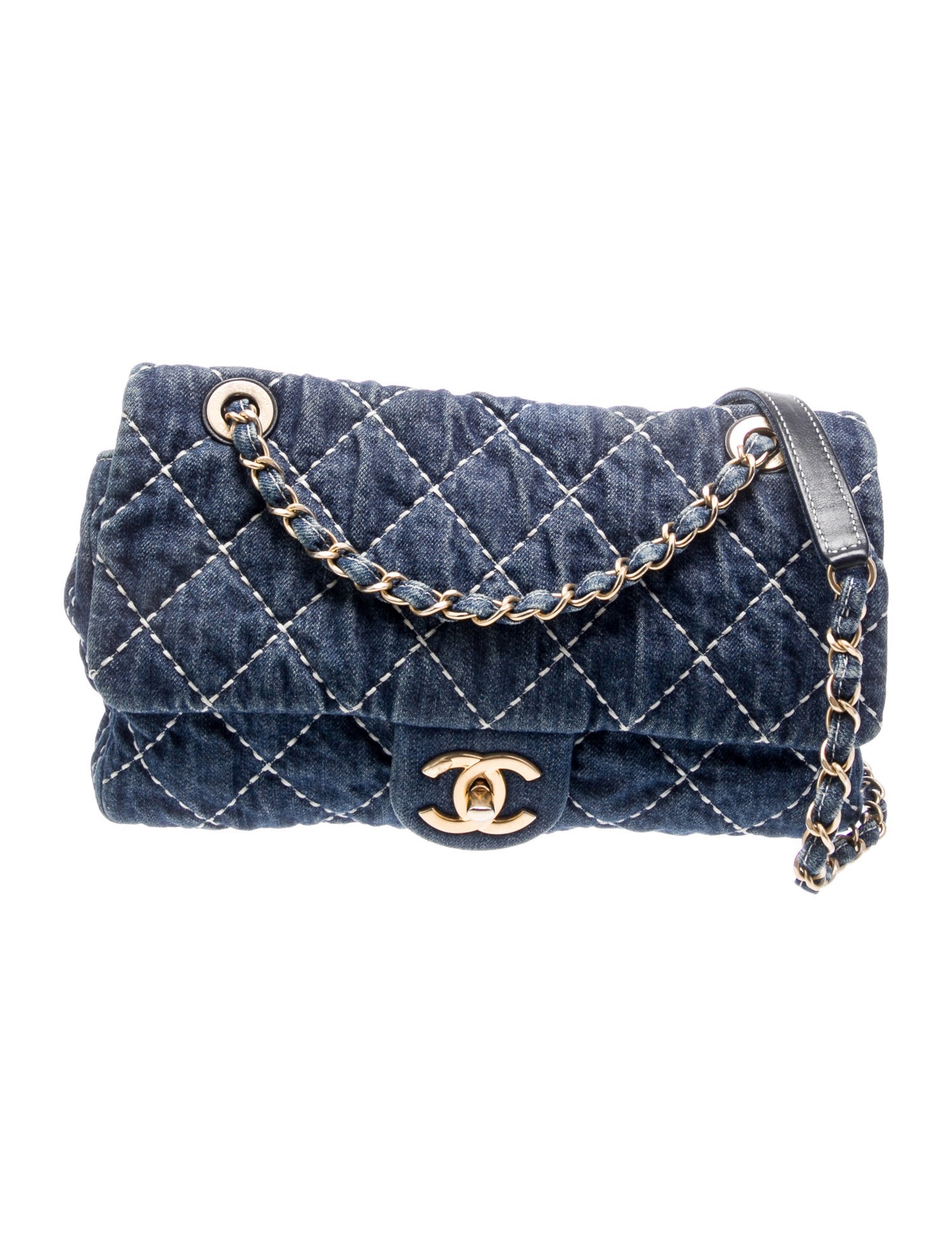 Chanel 2020 Denim Trip Flap Bag