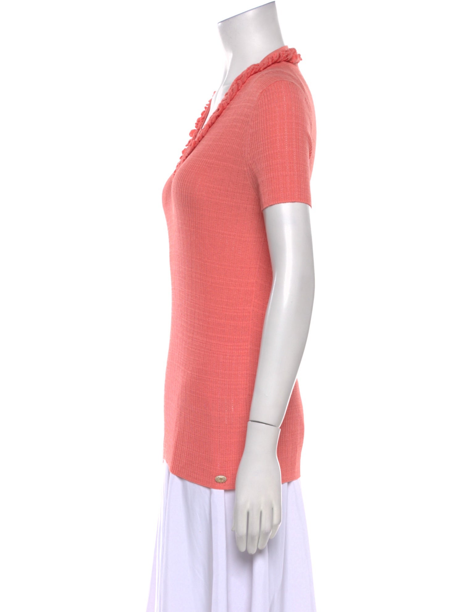 Chanel 2009 V-Neck T-Shirt