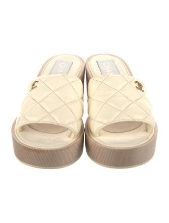 Chanel 2022 Interlocking CC Logo Slides