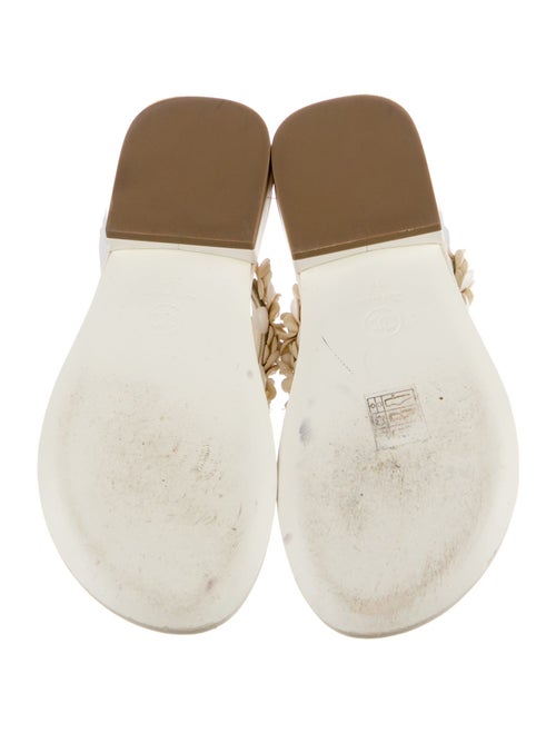 Chanel 2021 Interlocking CC Logo Flip Flops