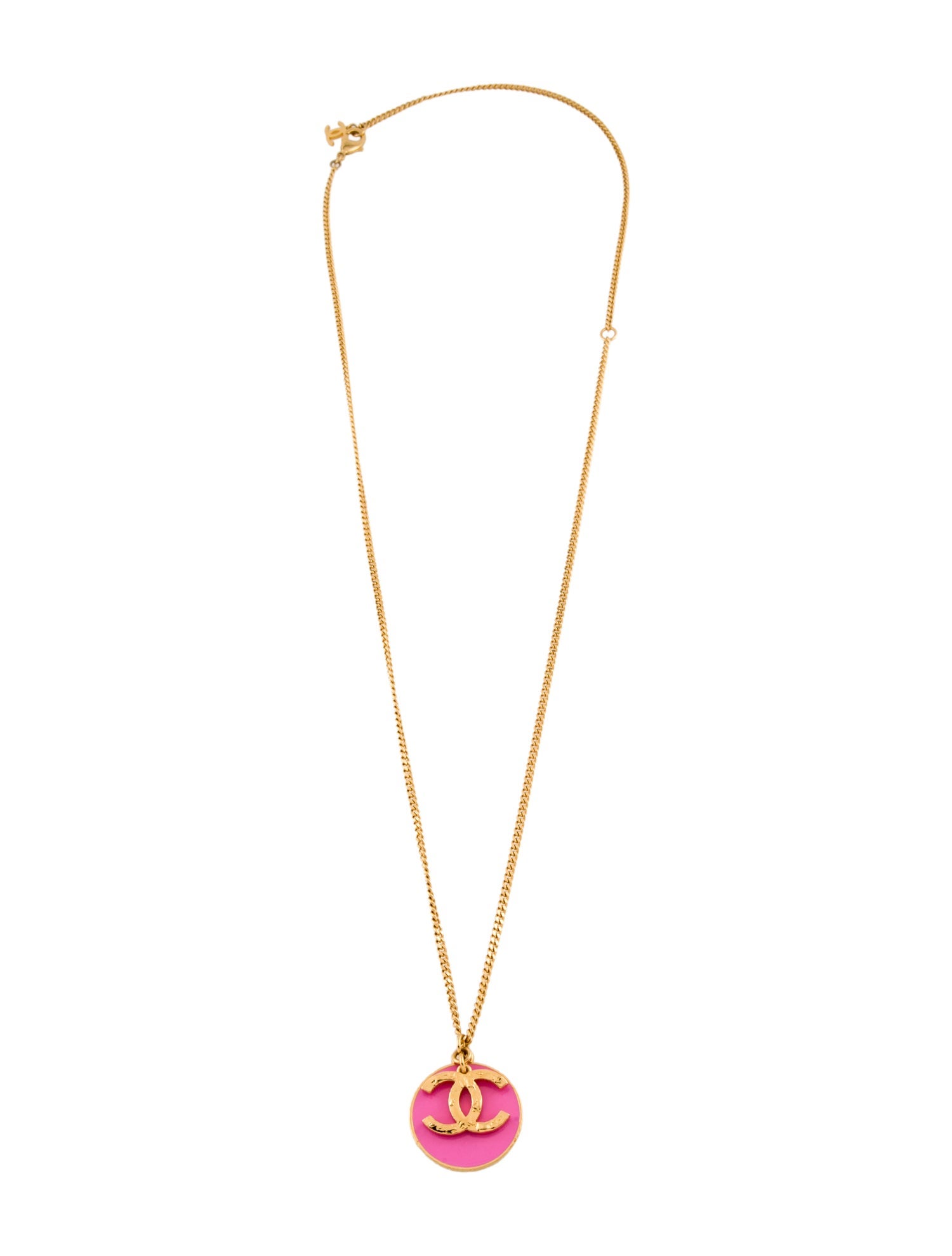 Chanel 2024 Resin CC Pendant Necklace