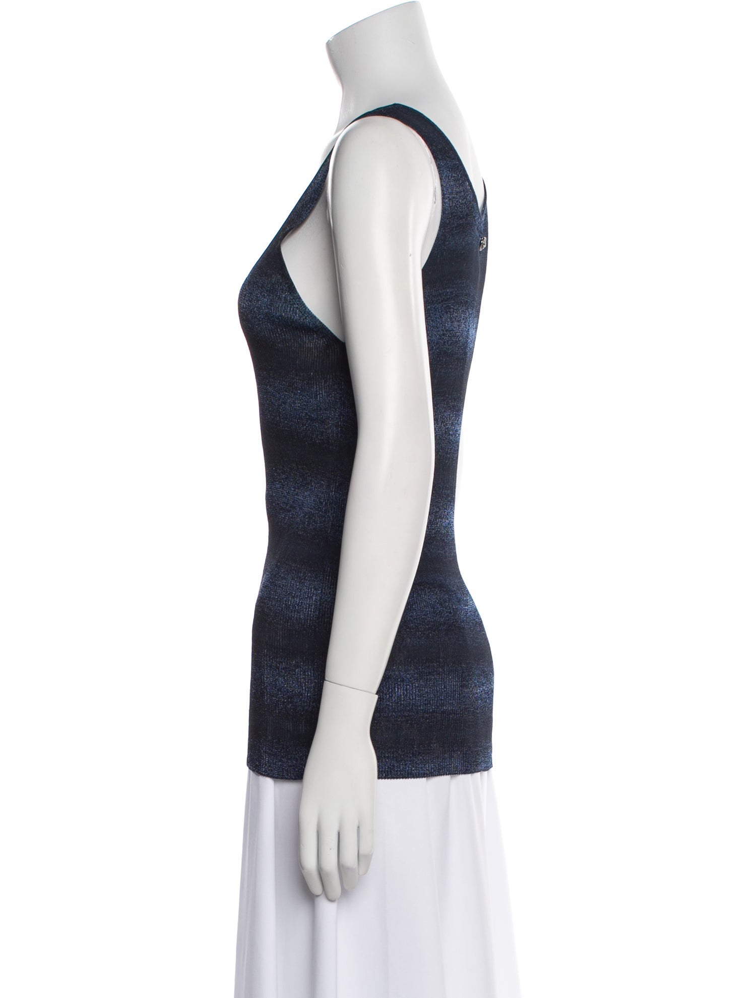 Chanel 2010 Striped Top