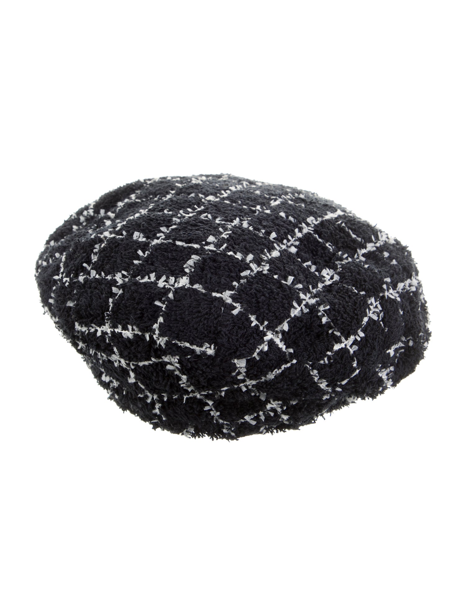 Chanel CC Tweed Beret
