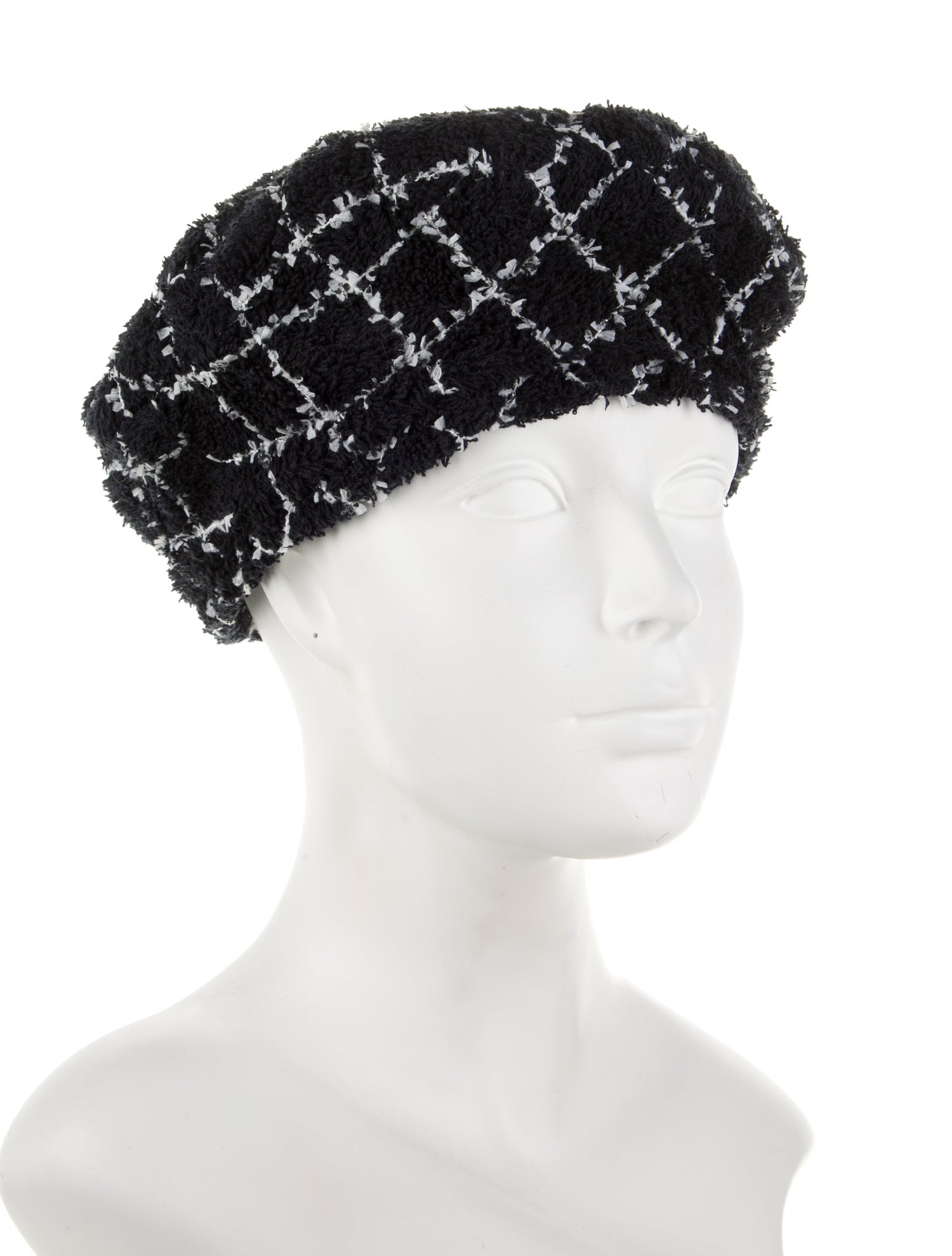 Chanel CC Tweed Beret