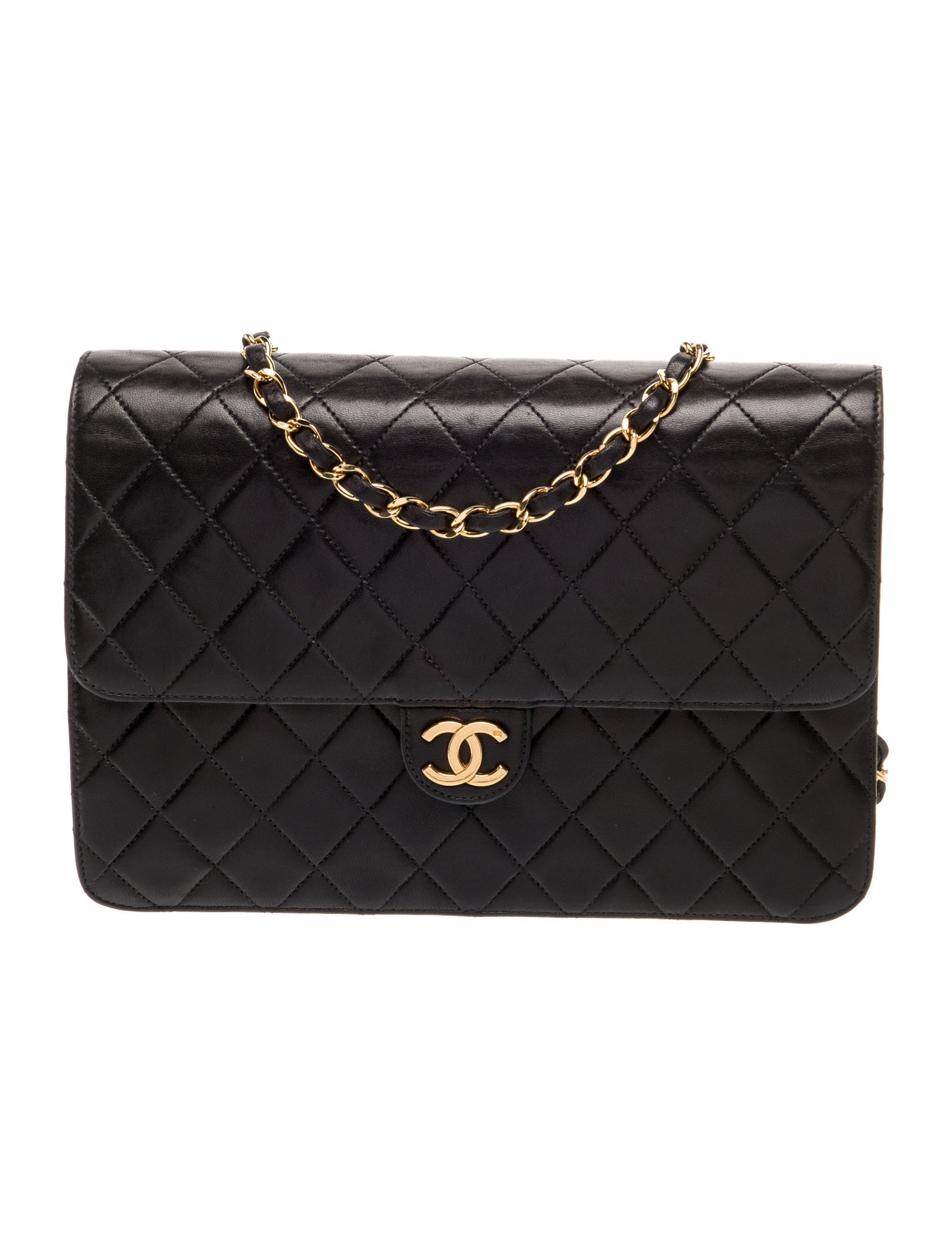 Chanel Quilted CC Square Flap Bag