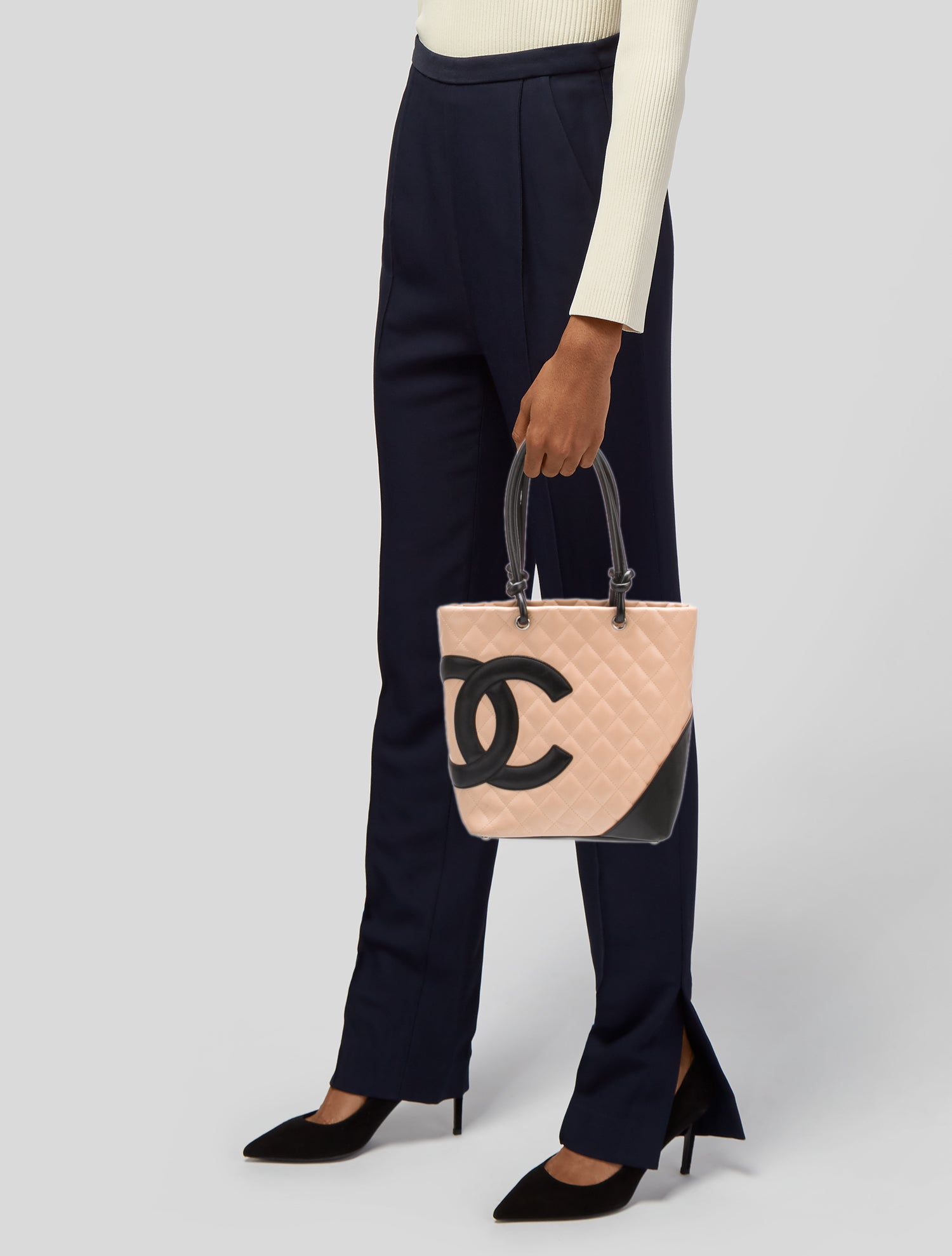 Chanel Vintage Cambon Ligne Petit Tote