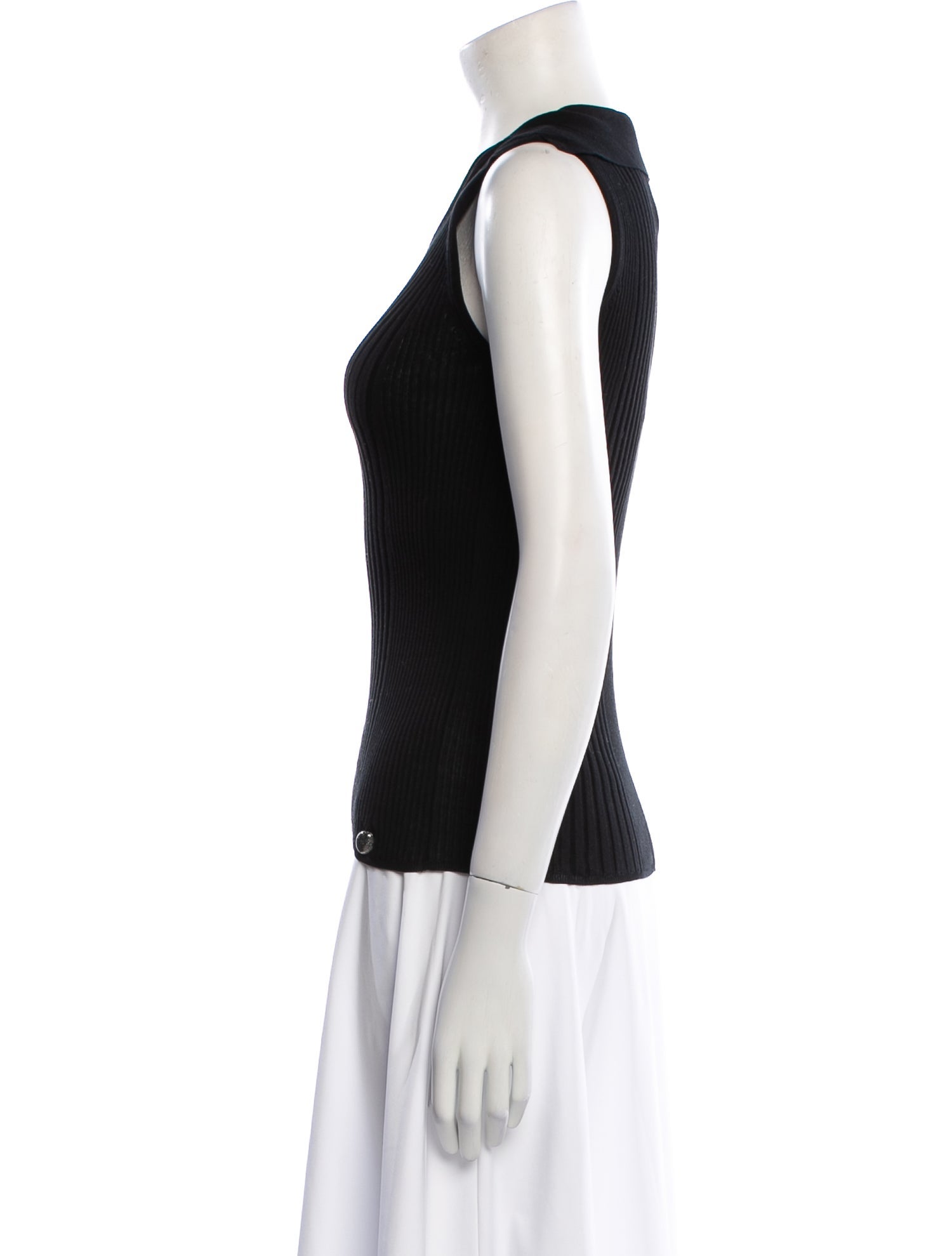 Chanel 2015 V-Neck Top