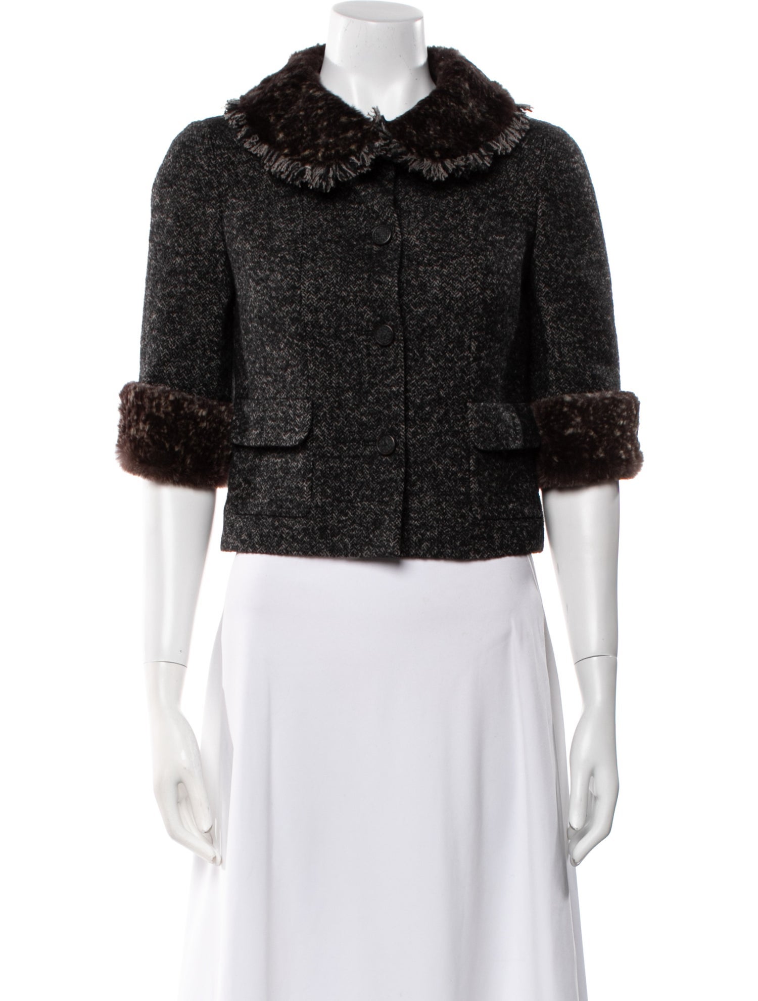 Chanel Vintage 2004 Fur Jacket w/ Tags