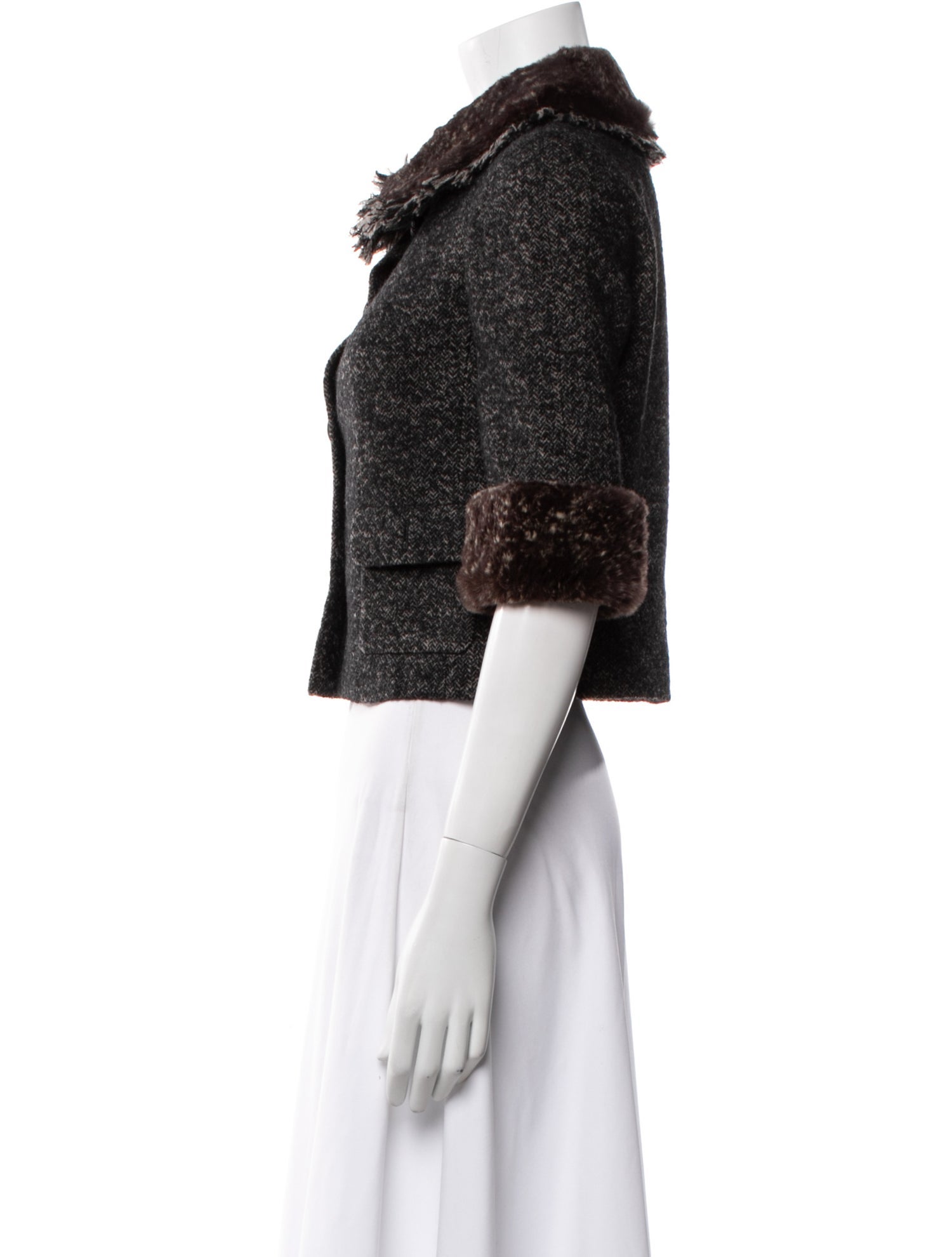 Chanel Vintage 2004 Fur Jacket w/ Tags