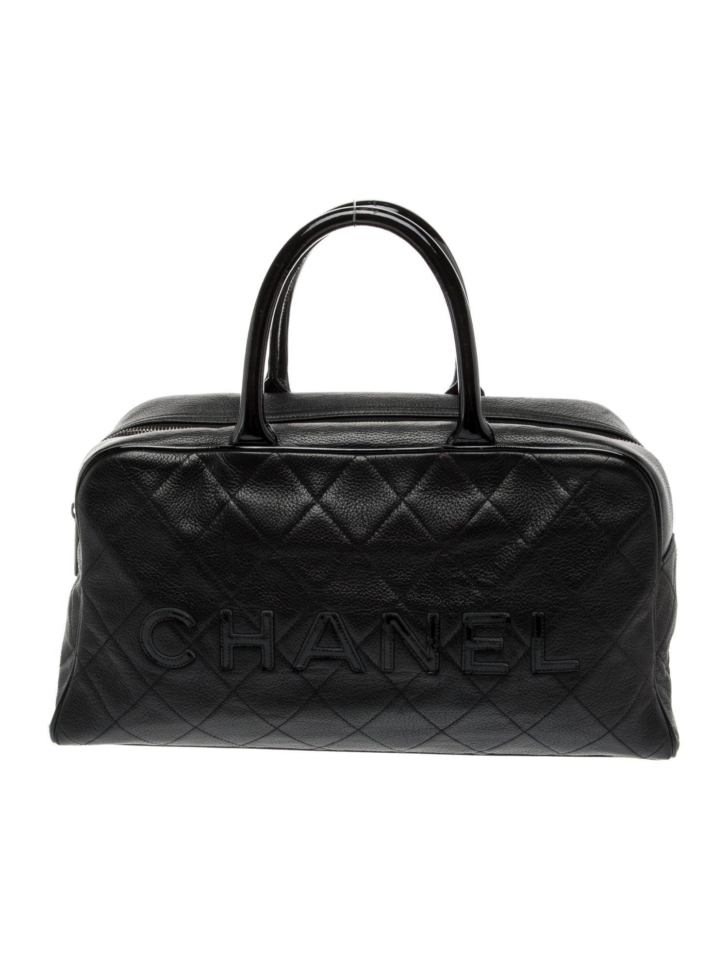Chanel Quilted Logo Duffle Bag