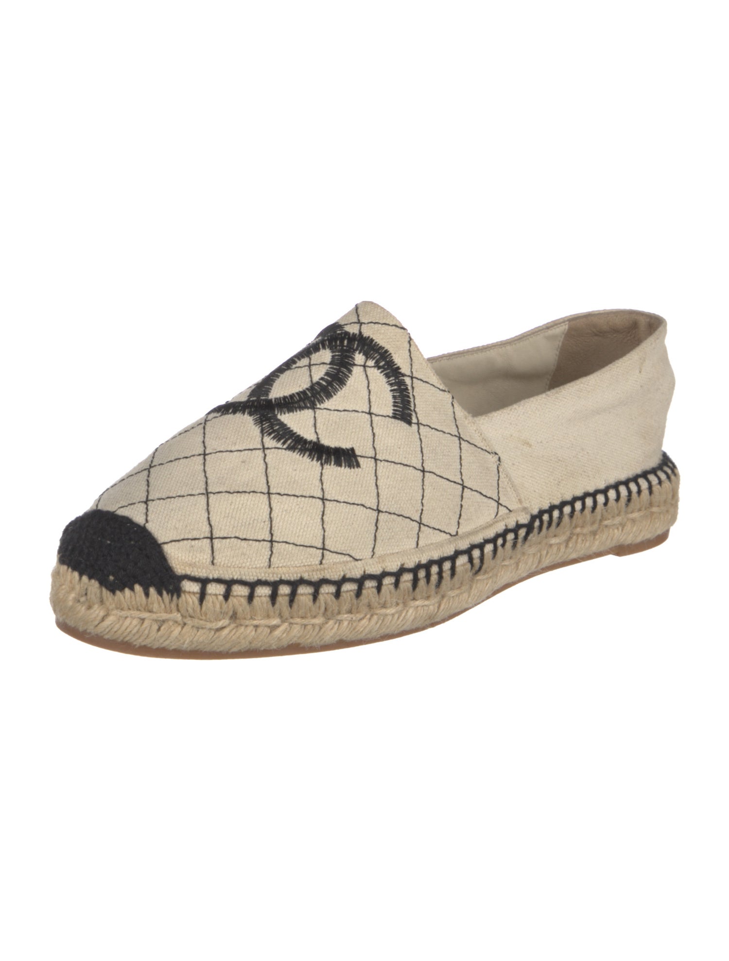 Chanel 2020 Interlocking CC Logo Espadrilles