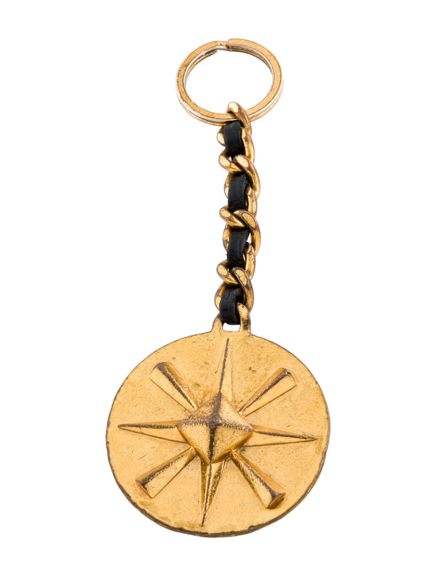 Chanel 4-Point Star Key Chain