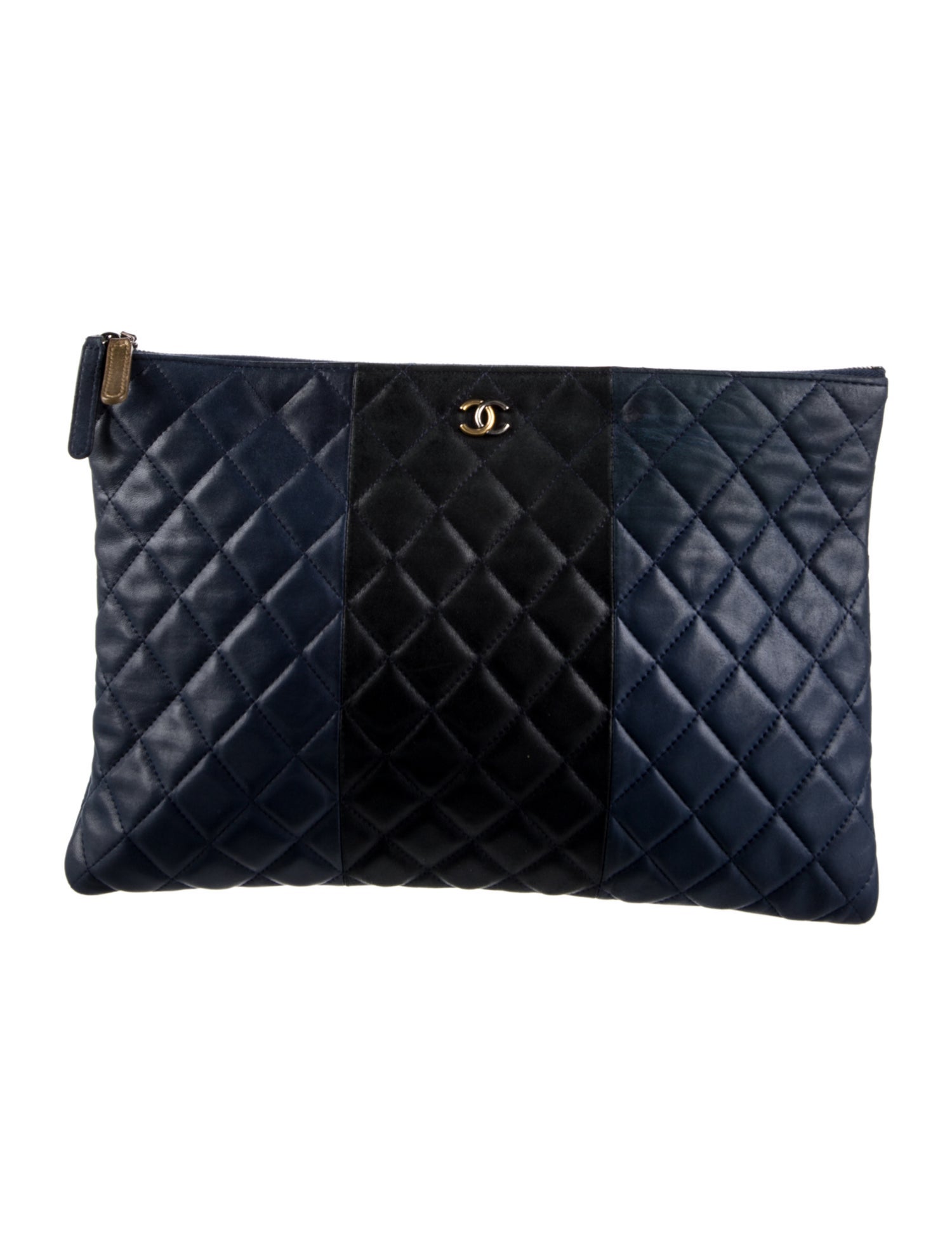 Chanel Large Quilted O-Case