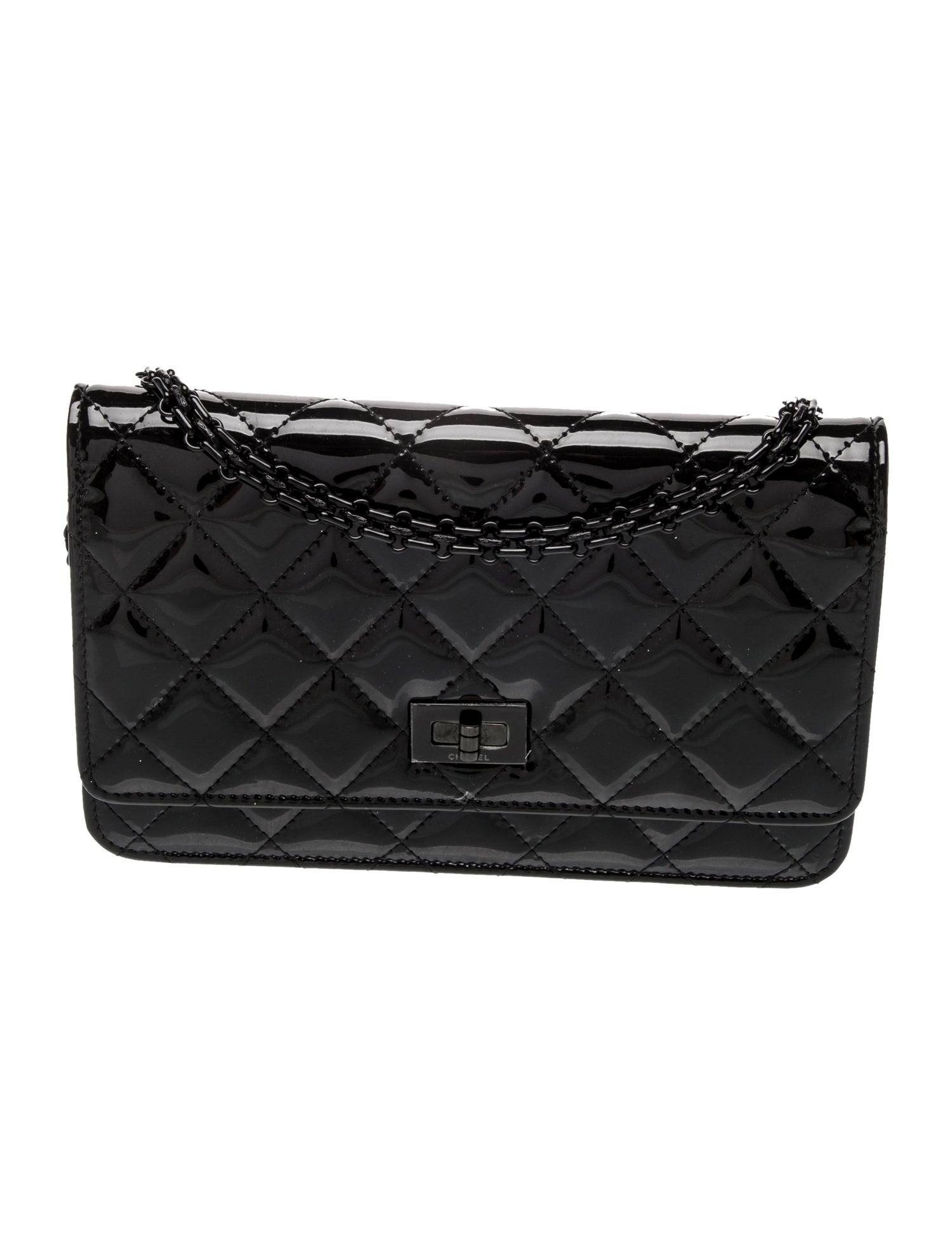 Chanel So Black Reissue Wallet On Chain