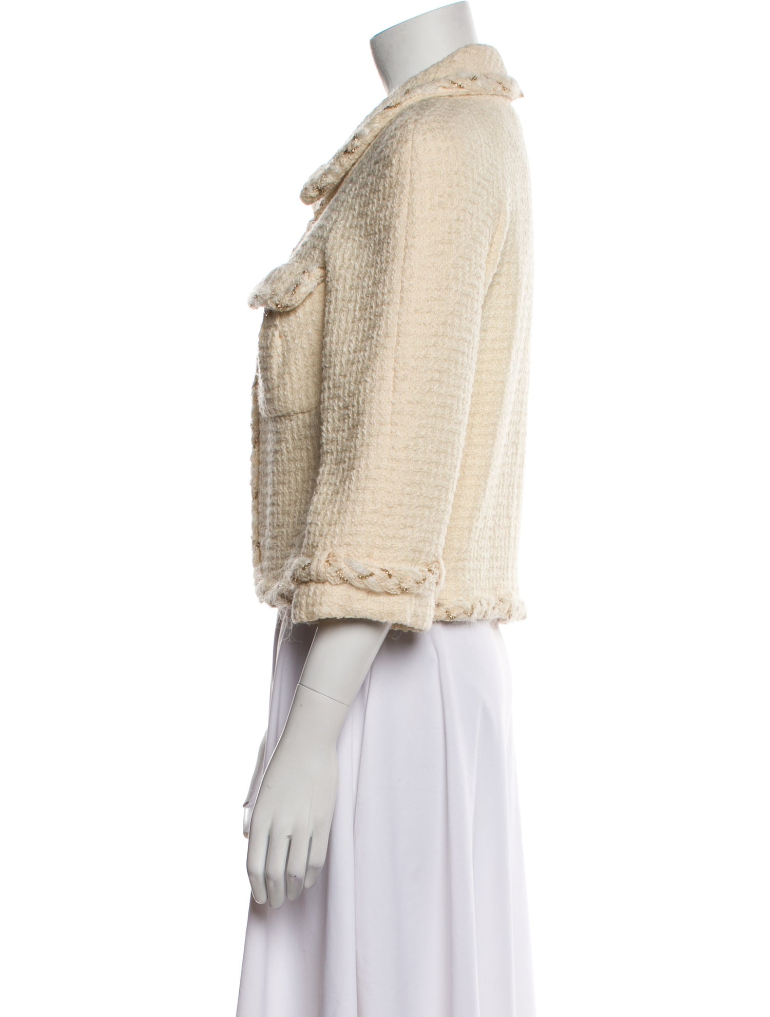 Chanel Vintage 2007 Faux Fur Jacket