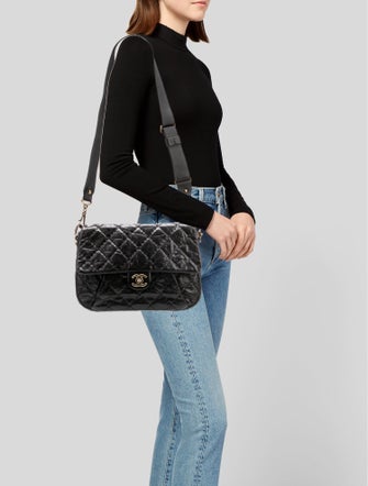 Chanel Medium Coco Pleats Messenger Bag