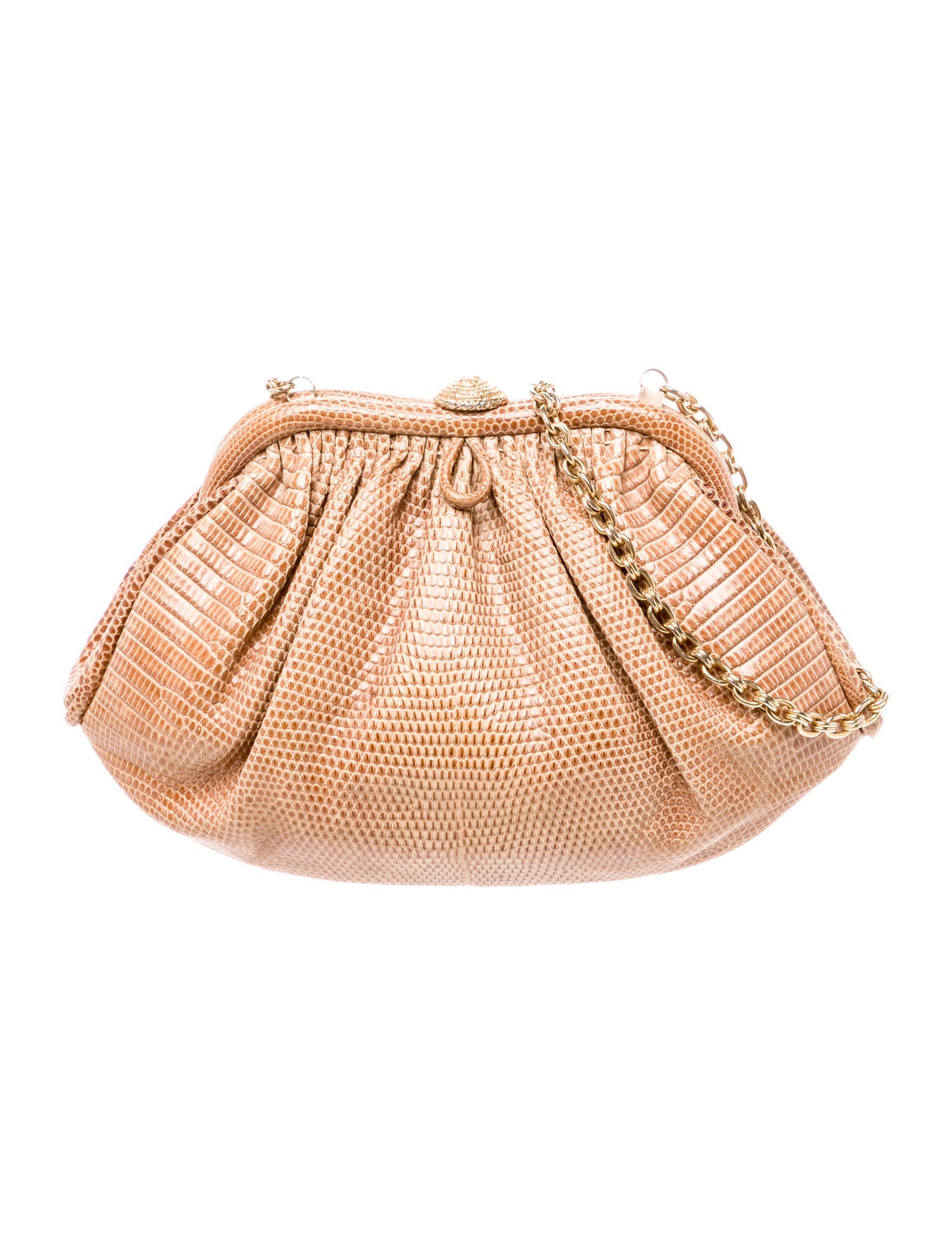 Chanel Vintage Lizard Clutch