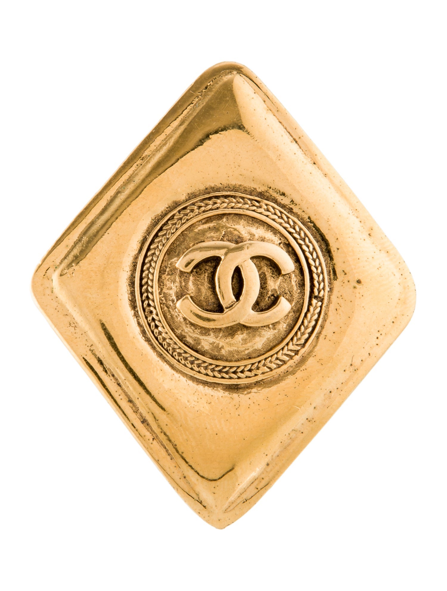 Chanel Vintage CC Brooch