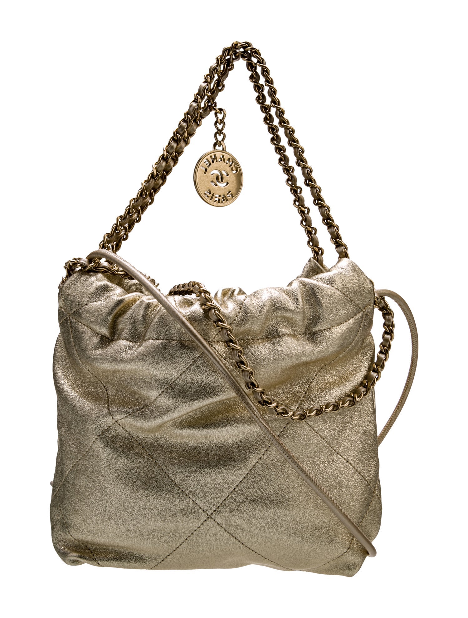 Chanel Mini Metallic 22 Hobo